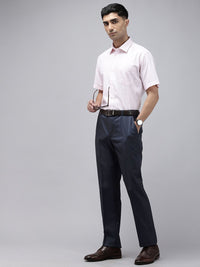 Park Avenue Men Checked Formal Trousers