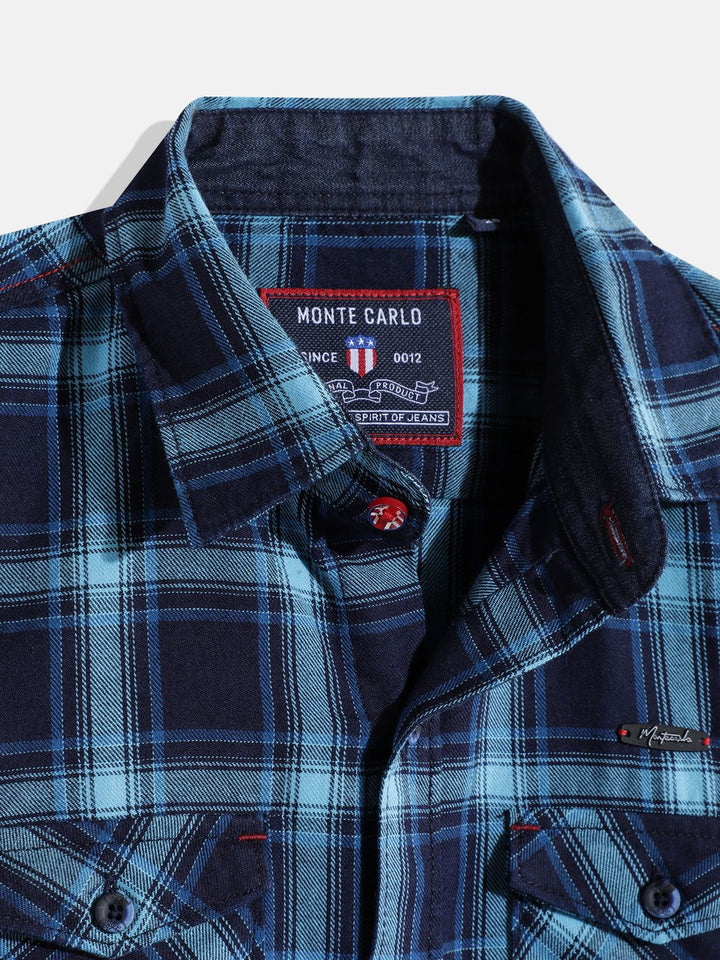 Monte Carlo Boys Checked Casual Smart Fit Shirt