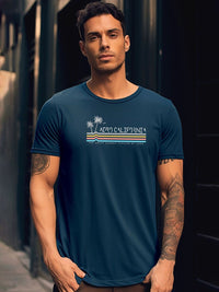 ADRO Typography Printed Round Neck Pure Cotton T-shirt