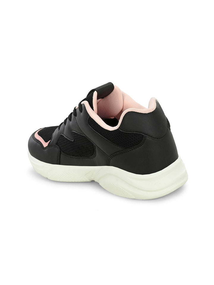 HRX by Hrithik Roshan Women Black Mesh Running Sports Shoes