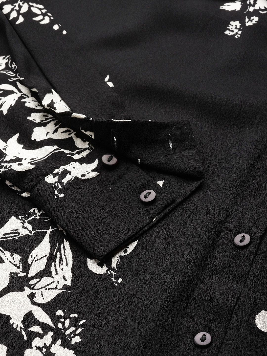 DressBerry Women Floral Printed Casual Shirt
