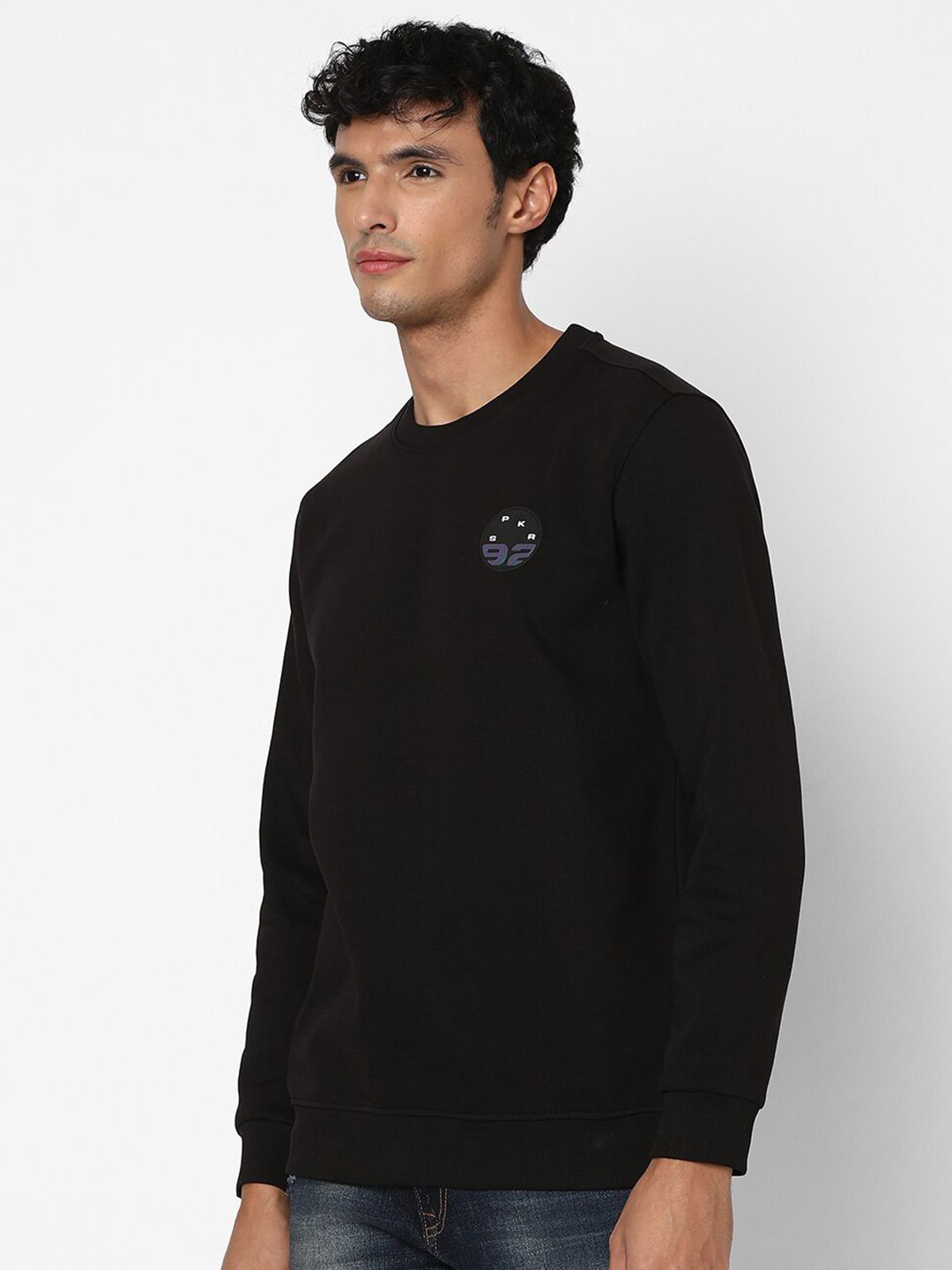 SPYKAR Round Neck Cotton Sweatshirt