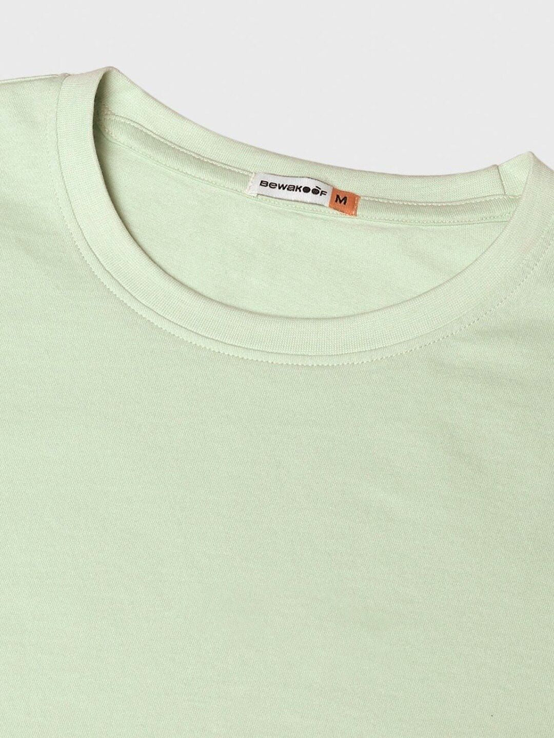 Bewakoof Green Graphic Printed Cotton T-shirt