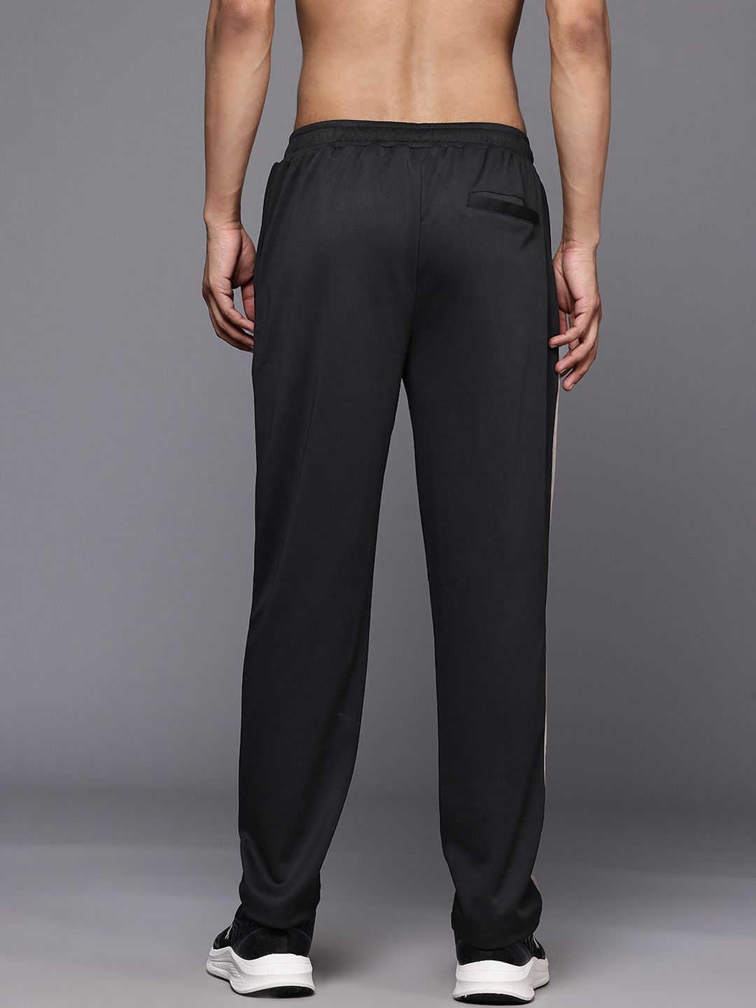 HRX by Hrithik Roshan Men Side Stripes Rapid-Dry Running Track Pants