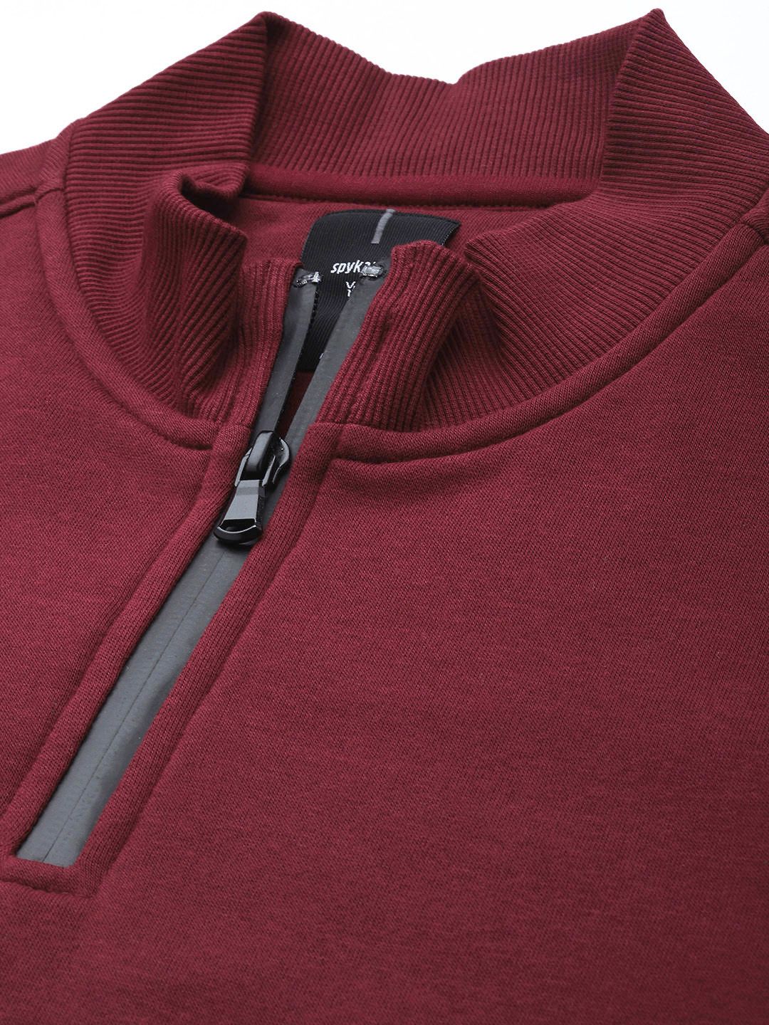 SPYKAR Solid Long Sleeves Pullover Sweatshirt