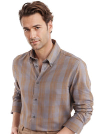 RARE RABBIT Men Comfort Opaque Checked Casual Shirt