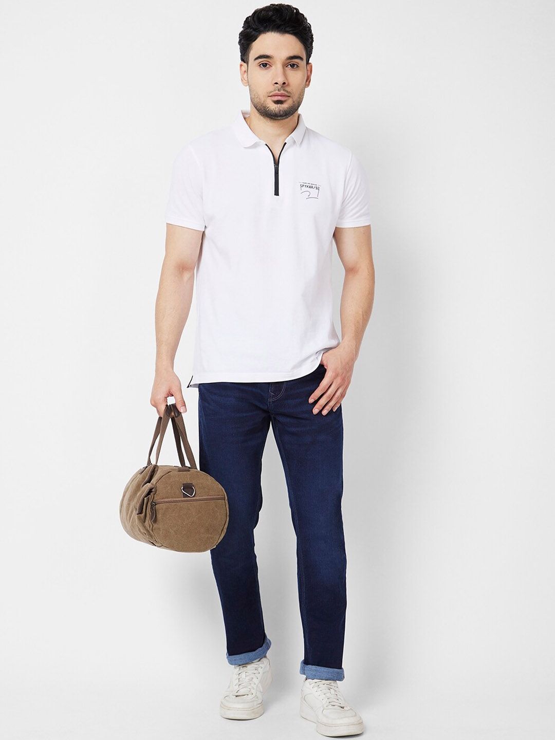 SPYKAR Men Regular Fit Light Fade Stretchable Jeans
