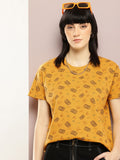 DILLINGER Printed Pure Super Combed Cotton Boxy T-shirt