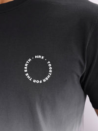 HRX by Hrithik Roshan Ombre Dyed Pure Cotton Lifestyle T-shirt