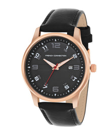 French Connection Men Dial & Leather Straps Analogue Watch FCN00046E