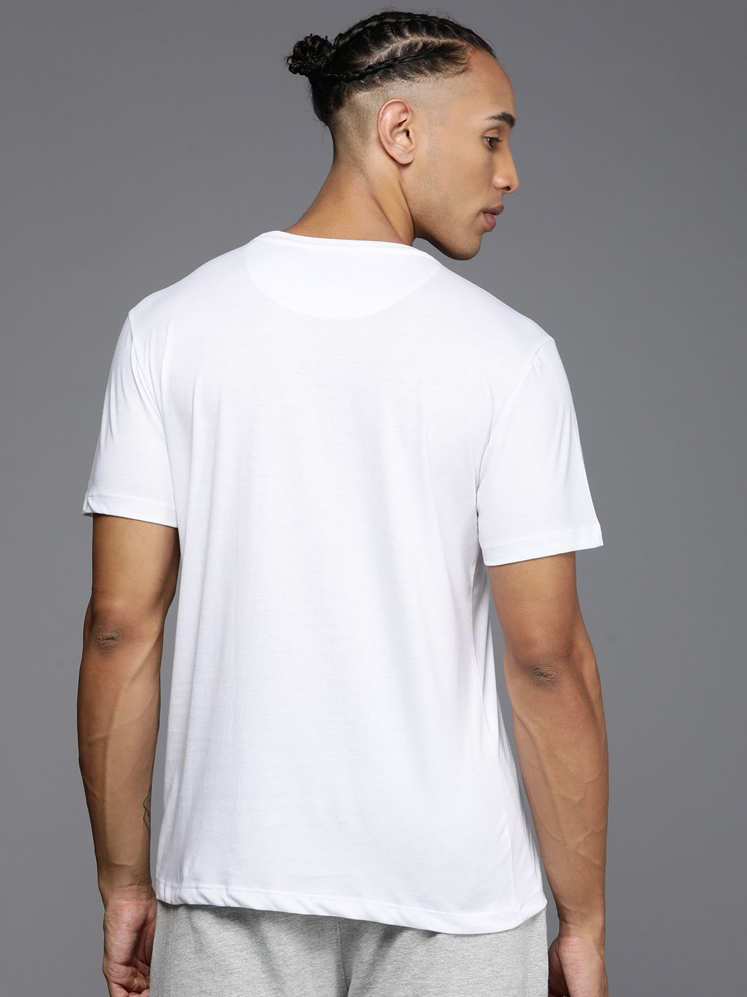 HRX by Hrithik Roshan ATHFLOW Brand Logo Printed T-shirt