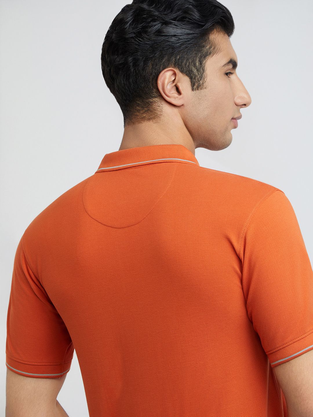 Raymond Pure Cotton Modern Fit Polo Collar T-shirt