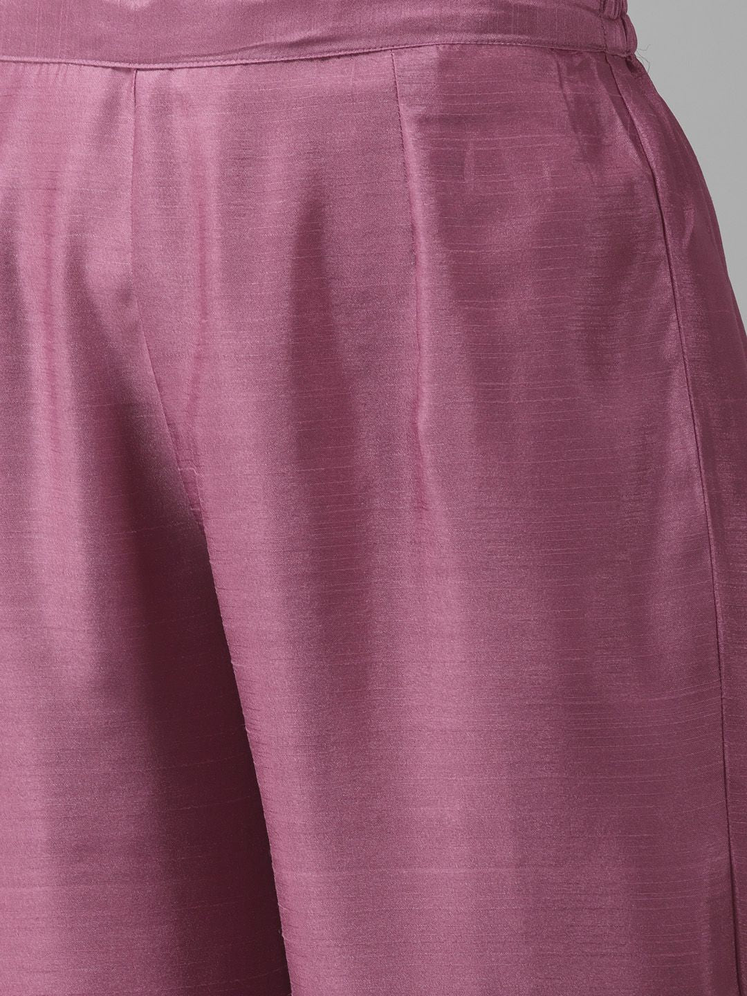 Indo Era Women Pink Yoke Design Regular Kurta with Palazzos & Dupatta
