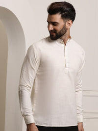 SOJANYA Band Collar Straight Kurta