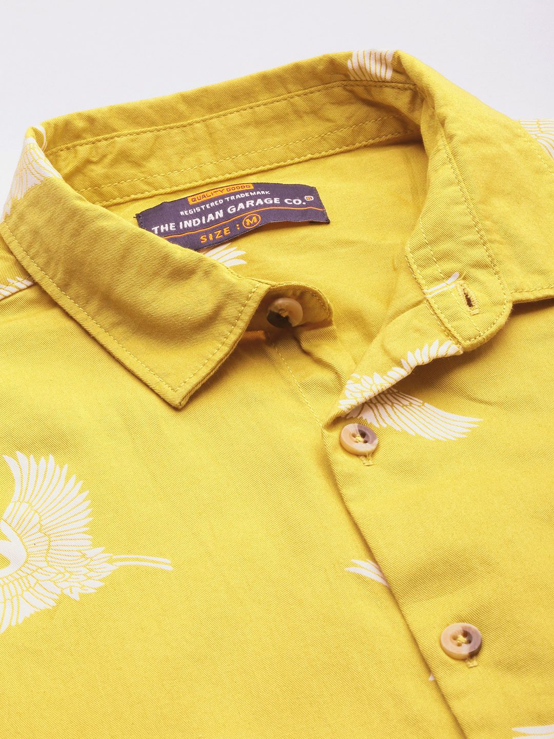 The Indian Garage Co Men Slim Fit Conversational Printed Resortwear Shirt