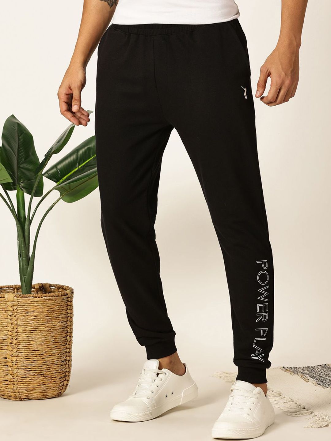 Thomas Scott Men Slim Fit Mid-Rise Joggers