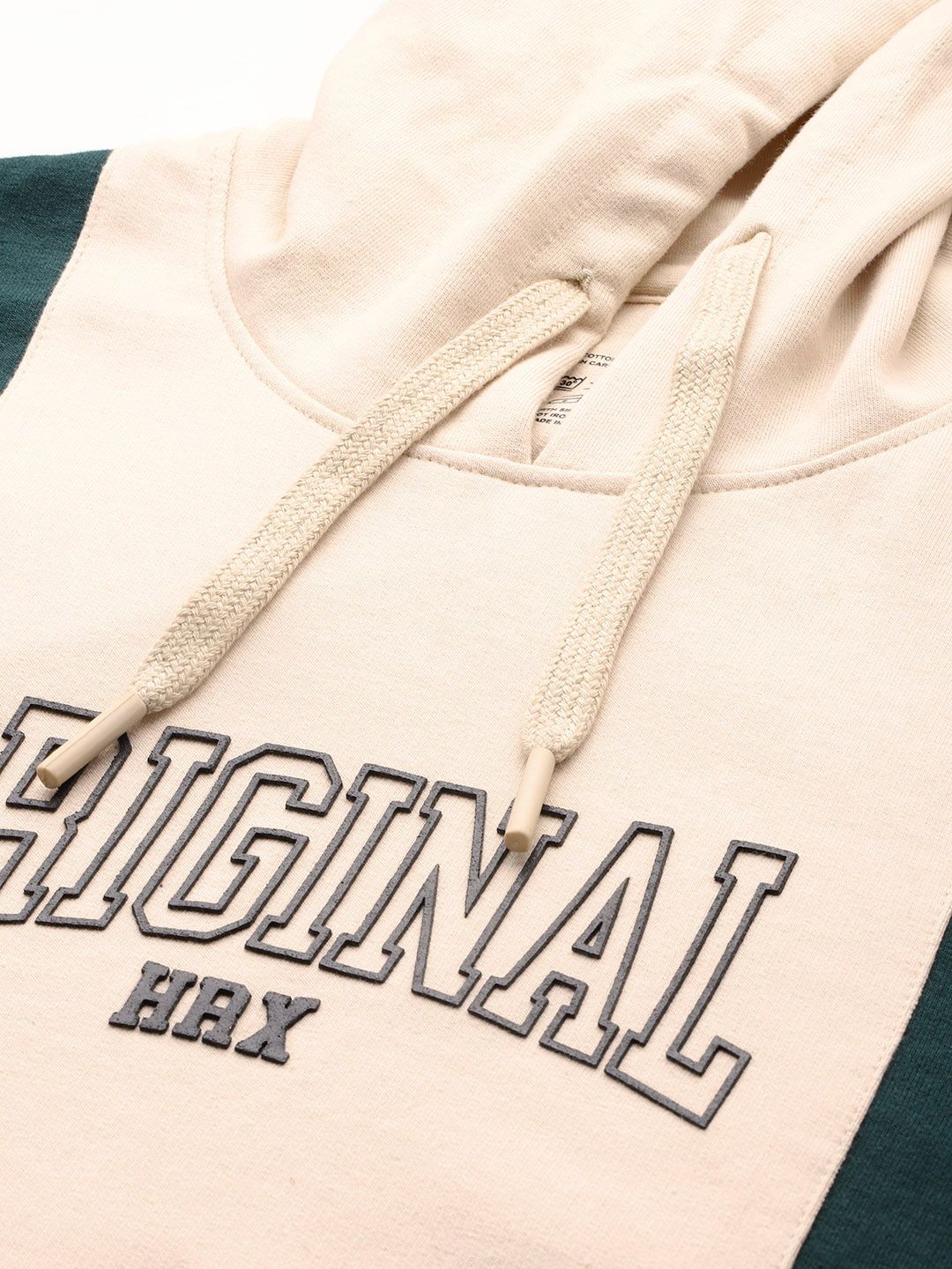 HRX by Hrithik Roshan Typography Print Hooded Sweatshirt