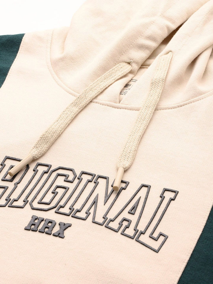 HRX by Hrithik Roshan Typography Print Hooded Sweatshirt