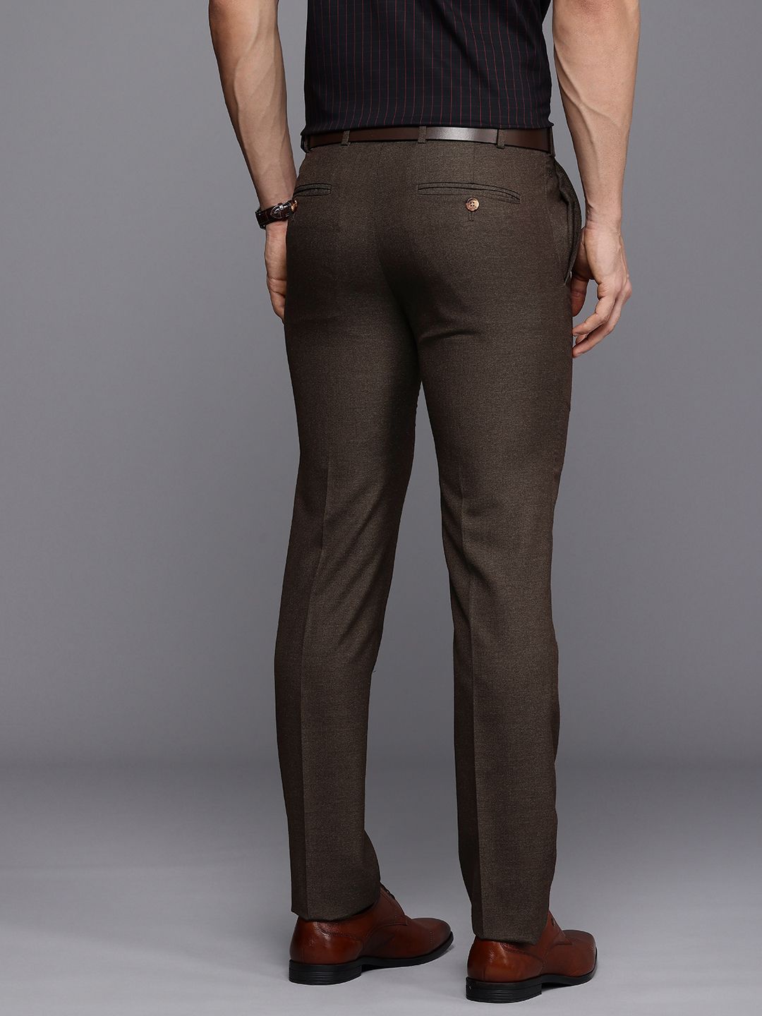 Raymond Men Slim Fit Formal Trousers