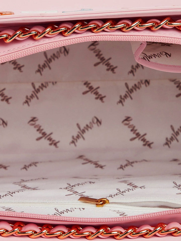 Berrylush Printed Oversized Structured Shoulder Bag