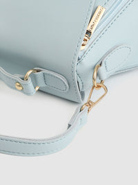 Lino Perros Blue Solid Satchel