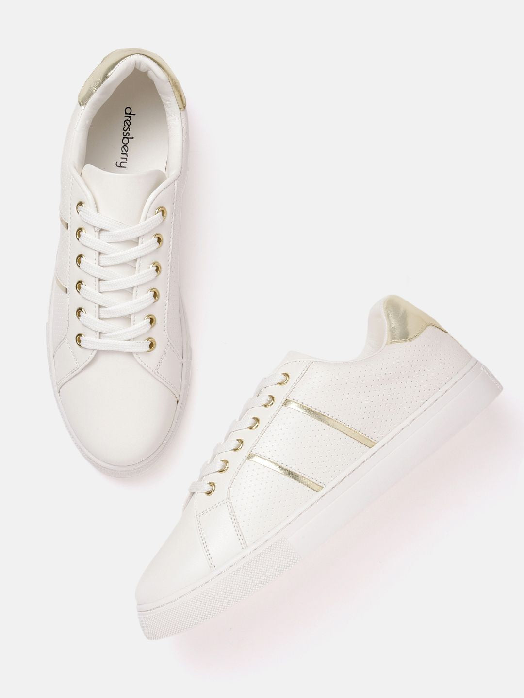 DressBerry Women Perforated Sneakers