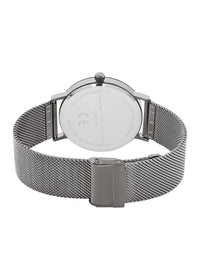 Sambungan Perancis Lelaki Lelaki Gelang Steel Gaya Tali Analog Watch FCN00043E