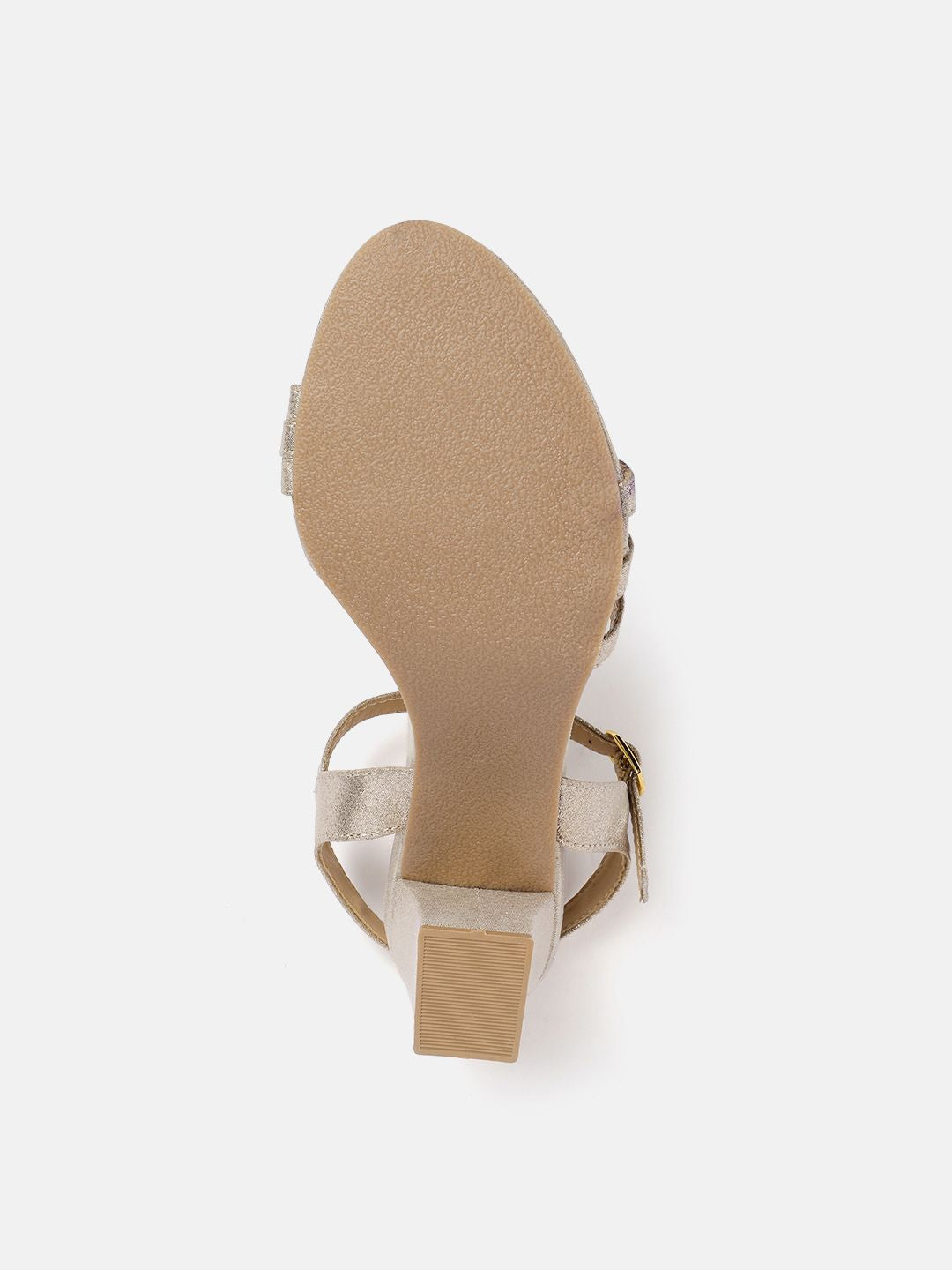 DressBerry Open Toe Block Heels