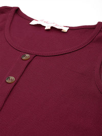 all about you Cotton Ribbed Sleeveless Fitted Top