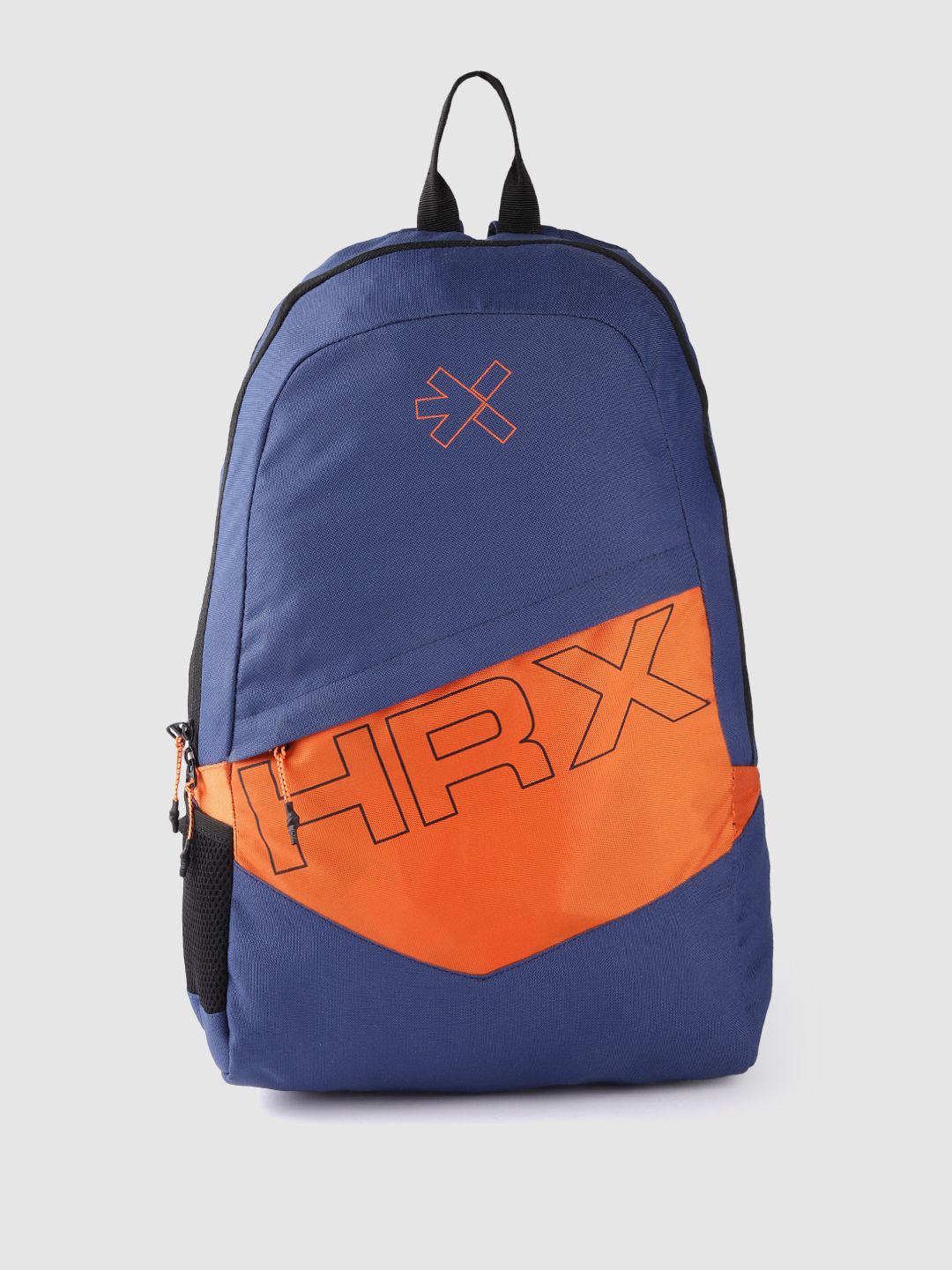 HRX by Hrithik Roshan Unisex Colourblocked Brand Logo Print Backpack