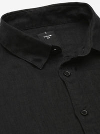 SPYKAR Solid Slim Fit Pure Linen Casual Shirt