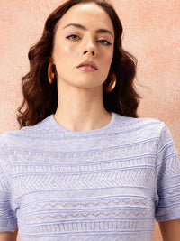all about you Open Knit Top