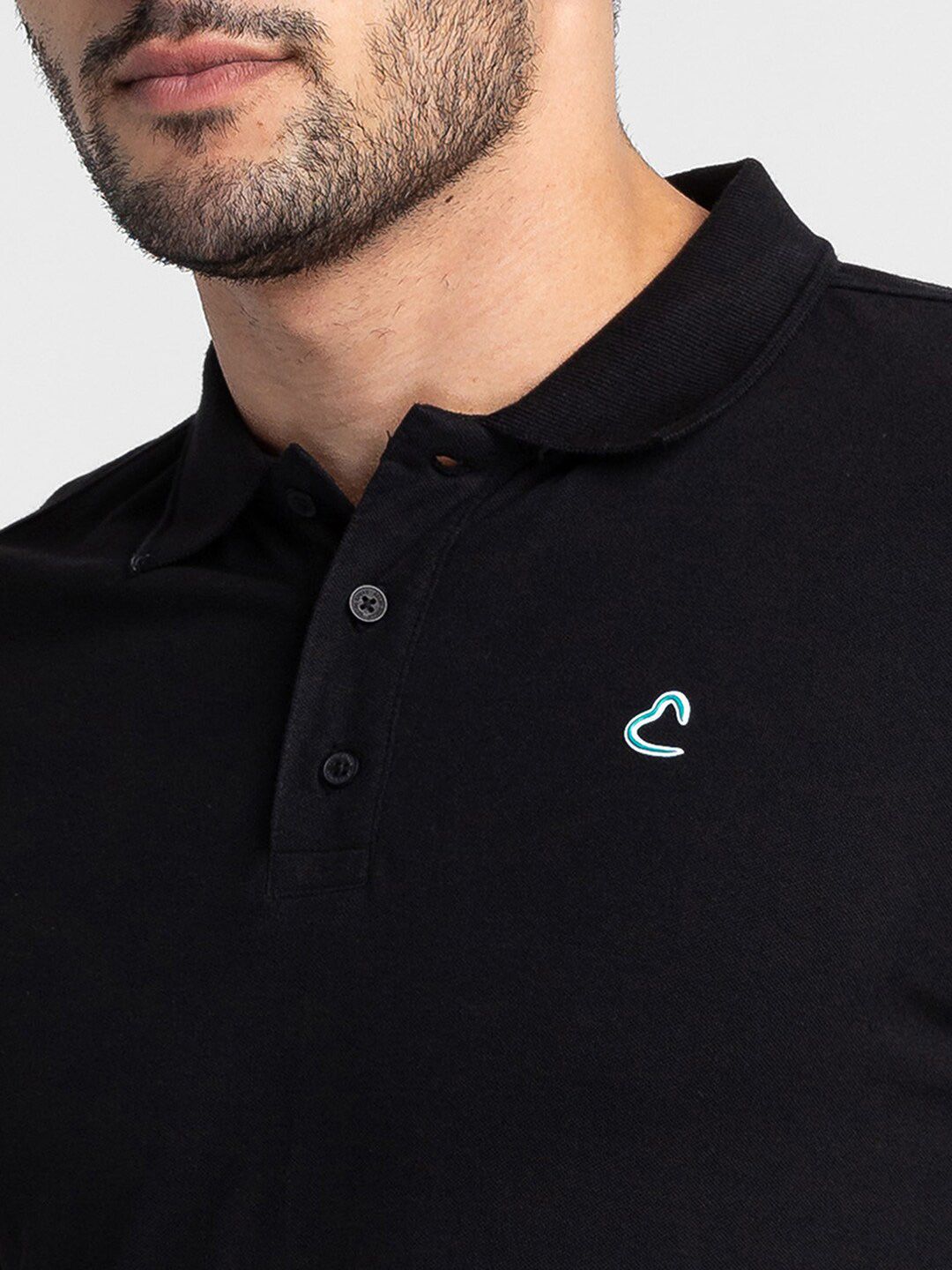 Being Human Polo Collar Cotton T-shirt