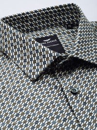 Park Avenue Slim Fit Printed Pure Cotton Formal Shirt