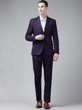Park Avenue bertelur Lapel Collar Slim Fit 2 Piece Formal Suit