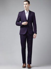 Park Avenue bertelur Lapel Collar Slim Fit 2 Piece Formal Suit