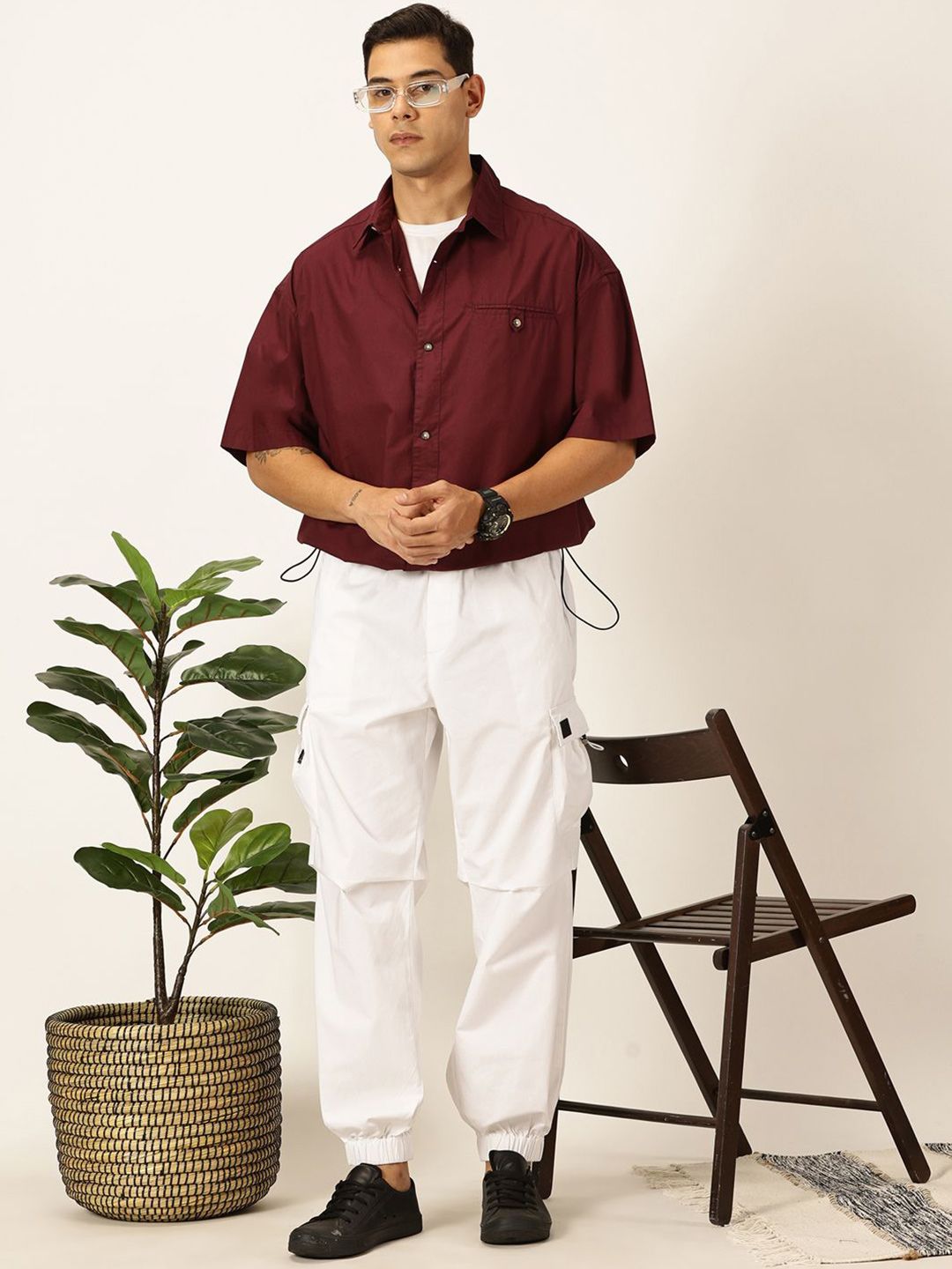 Thomas Scott Men Premium Opaque Casual Shirt