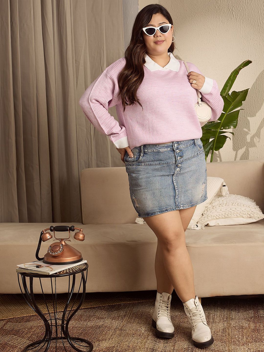 Berrylush Curve Women  Printed  Pullover