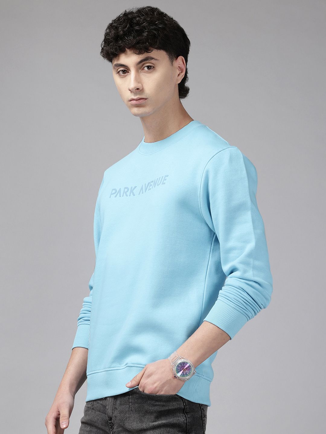 Park Avenue Brand Logo Print Sweatshirt