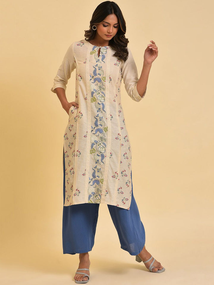 W Women Blue Culottes Trousers