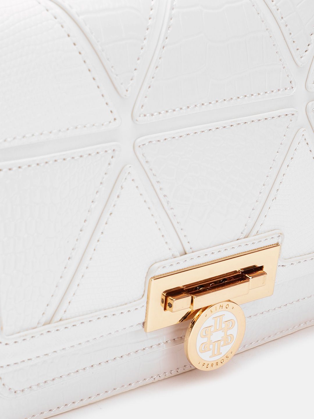 Lino Perros Textured Structured Shoulder Bag