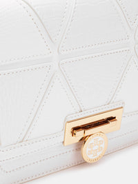Lino Perros Textured Structured Shoulder Bag