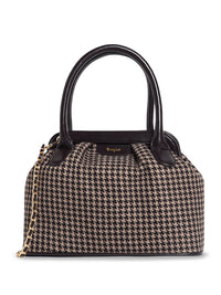 Berrylush Checked Bucket Handheld Bag
