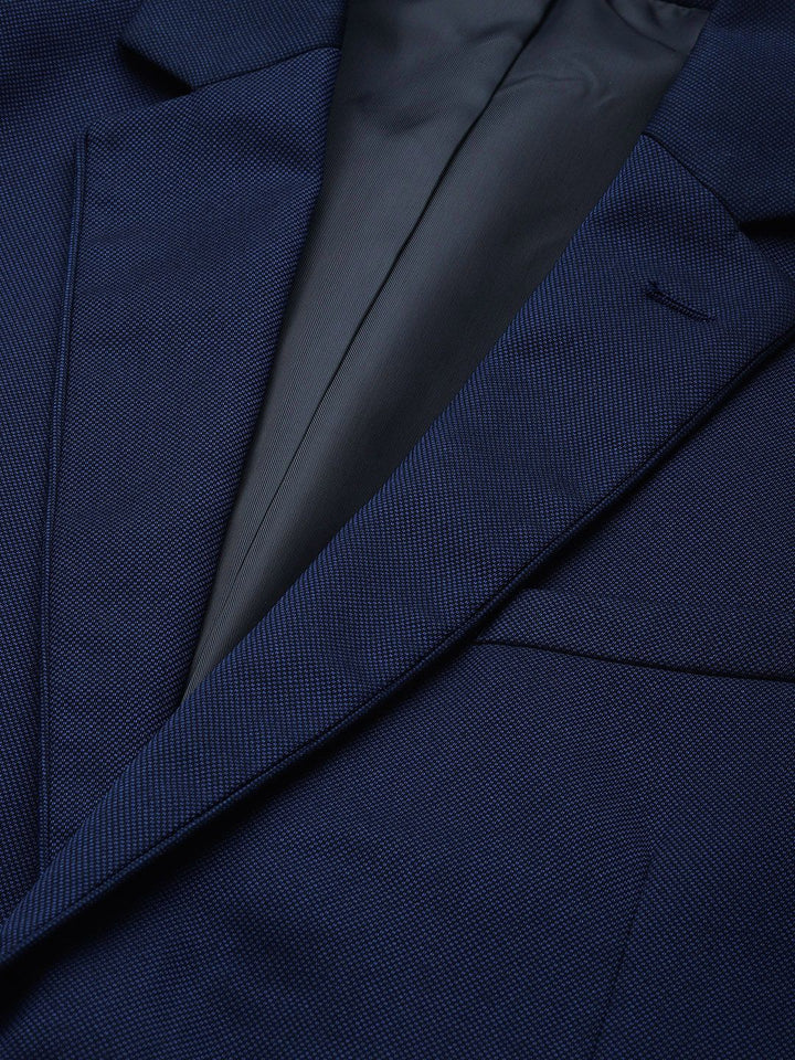 Park Avenue Self Design Single-Breasted 3 Piece Party Suit