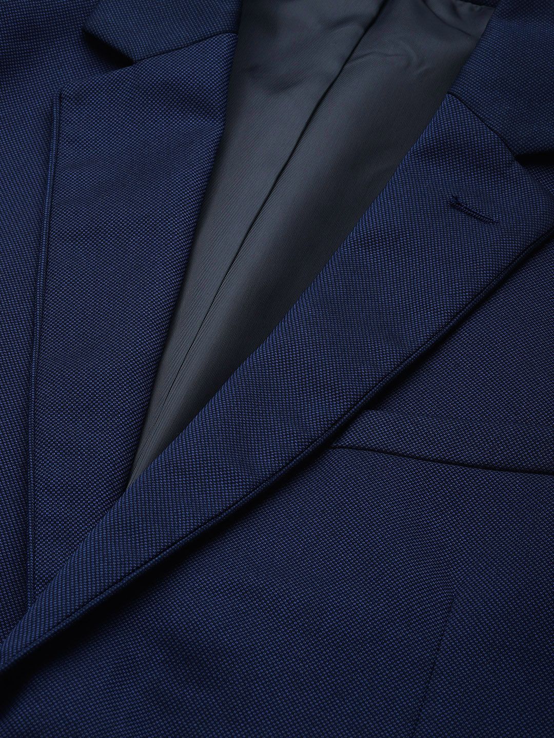 Park Avenue Self Design Single-Breasted 3 Piece Party Suit
