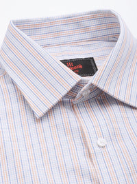 Raymond Micro Checked Slim Fit Opaque Pure Cotton Formal Shirt