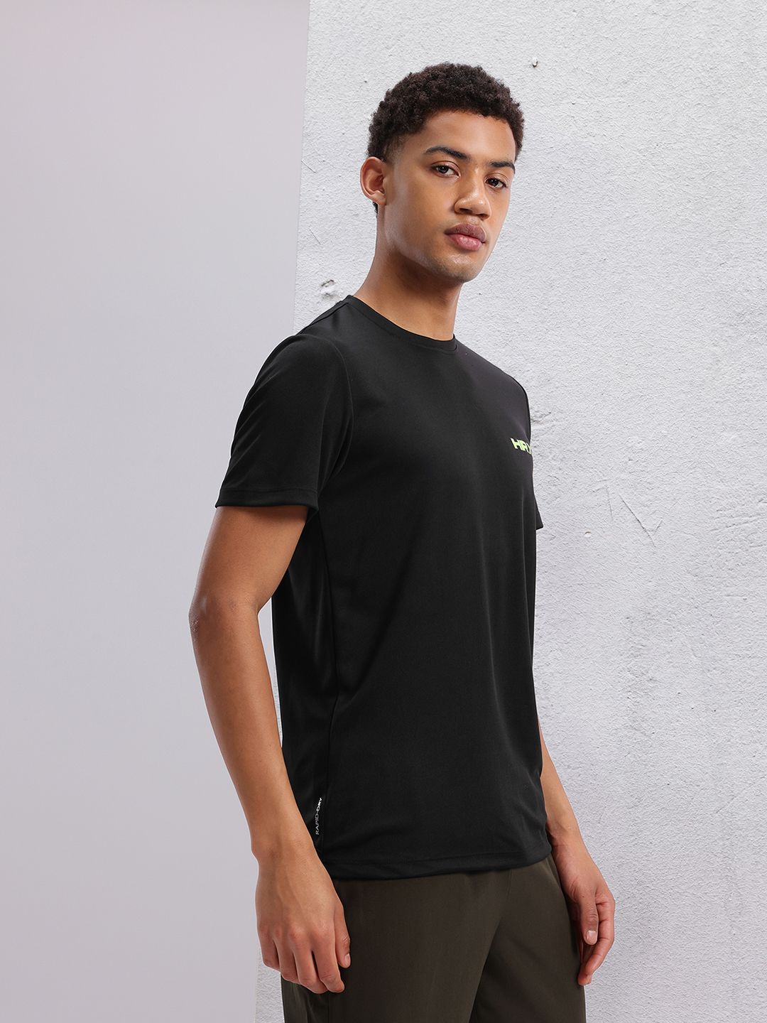 HRX by Hrithik Roshan Men Printed Rapid-Dry Running T-shirt