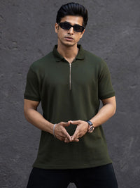 Powerlook Men V-Neck Pockets T-shirt