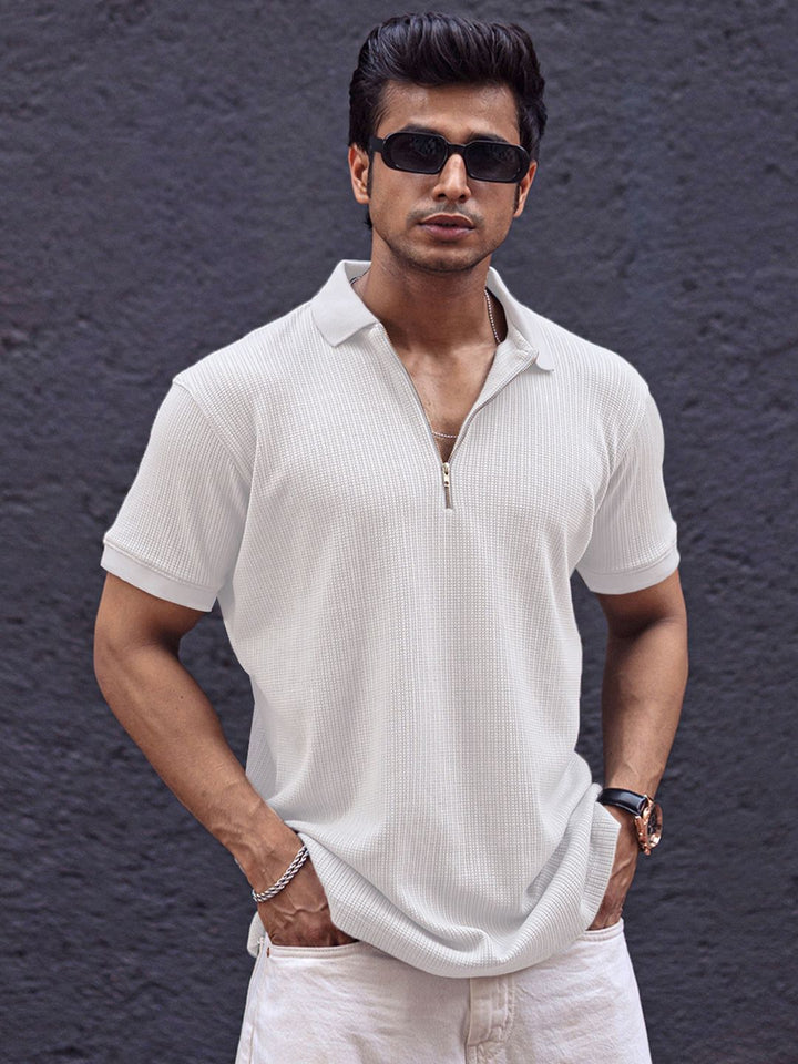 Powerlook Men Polo Collar T-shirt