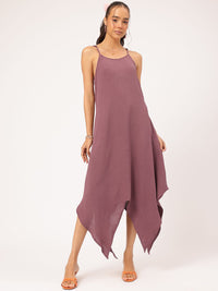 DressBerry Dainty Delights Crinkled A-Line Midi Dress